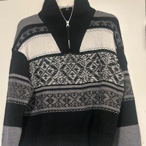 Krimson Klover Parsen Zip neck sweater